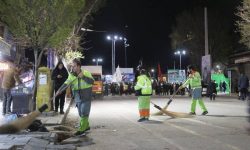 استقرار عملیات سه‌شیفته پسماند در کانون تجمعات ارومیه / شهرداری: پاکیزگی شهر تا آخرین لحظه حضور مردم تداوم دارد